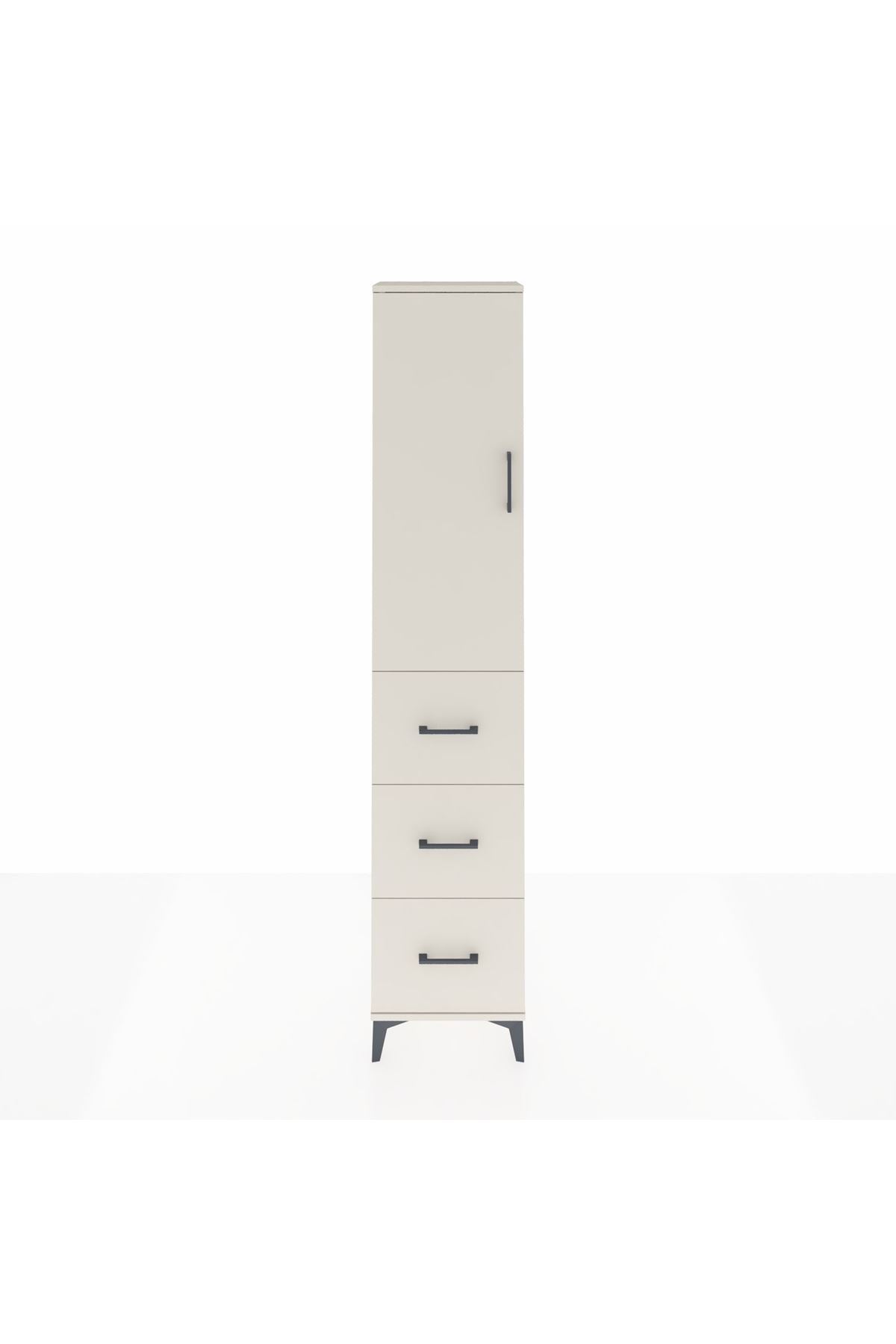 Arges Dolap 2 Raflı 3 Çekmeceli Tek Askılı 44x30x221 - S28M133V1A