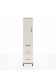 Arges Dolap 2 Raflı 3 Çekmeceli Tek Askılı 44x30x221 - S28M133V7A