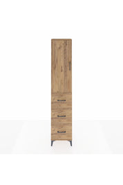 Arges Dolap 2 Raflı 3 Çekmeceli Tek Askılı 44x30x221 - S28M133V9A