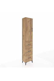 Arges Dolap 2 Raflı 3 Çekmeceli Tek Askılı 44x30x221 - S28M133V9A