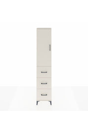 Arges Dolap 3 Raflı 3 Çekmeceli Tek Kapaklı 44x30x221 - S28M134V1A