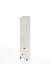 Arges Dolap 3 Raflı 3 Çekmeceli Tek Kapaklı 44x30x221 - S28M134V1A