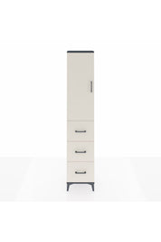 Arges Dolap 3 Raflı 3 Çekmeceli Tek Kapaklı 44x30x221 - S28M134V4A