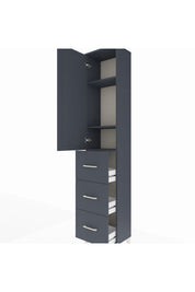 Arges Dolap 3 Raflı 3 Çekmeceli Tek Kapaklı 44x30x221 - S28M134V5A