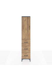 Arges Dolap 3 Raflı 3 Çekmeceli Tek Kapaklı 44x30x221 - S28M134V6A
