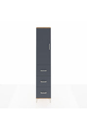 Arges Dolap 3 Raflı 3 Çekmeceli Tek Kapaklı 44x30x221 - S28M134V8A