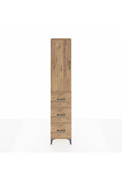 Arges Dolap 3 Raflı 3 Çekmeceli Tek Kapaklı 44x30x221 - S28M134V9A