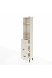 Arges Dolap 3 Raflı 3 Çekmeceli 44x30x221 - S28M135V1A