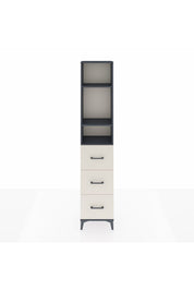Arges Dolap 3 Raflı 3 Çekmeceli 44x30x221 - S28M135V4A