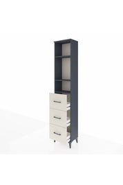 Arges Dolap 3 Raflı 3 Çekmeceli 44x30x221 - S28M135V4A