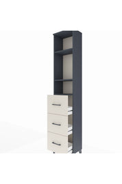 Arges Dolap 3 Raflı 3 Çekmeceli 44x30x221 - S28M135V4A