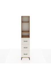 Arges Dolap 3 Raflı 3 Çekmeceli 44x30x221 - S28M135V7A