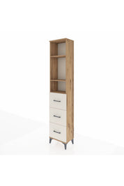 Arges Dolap 3 Raflı 3 Çekmeceli 44x30x221 - S28M135V7A