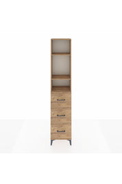 Arges Dolap 3 Raflı 3 Çekmeceli 44x30x221 - S28M135V9A