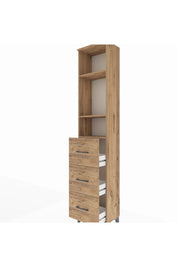 Arges Dolap 3 Raflı 3 Çekmeceli 44x30x221 - S28M135V9A