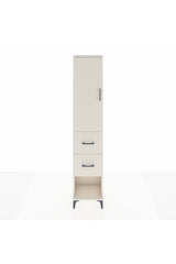 Arges Dolap 2 Raflı 2 Çekmeceli Tek Askılı 44x30x221
