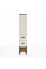 Arges Dolap 2 Raflı 2 Çekmeceli Tek Askılı 44x30x221 - S28M136V7A
