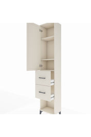 Arges Dolap 3 Raflı 2 Çekmeceli Tek Kapaklı 44x30x221 - S28M137V1A