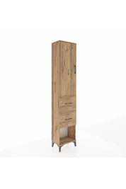 Arges Dolap 3 Raflı 2 Çekmeceli Tek Kapaklı 44x30x221 - S28M137V9A