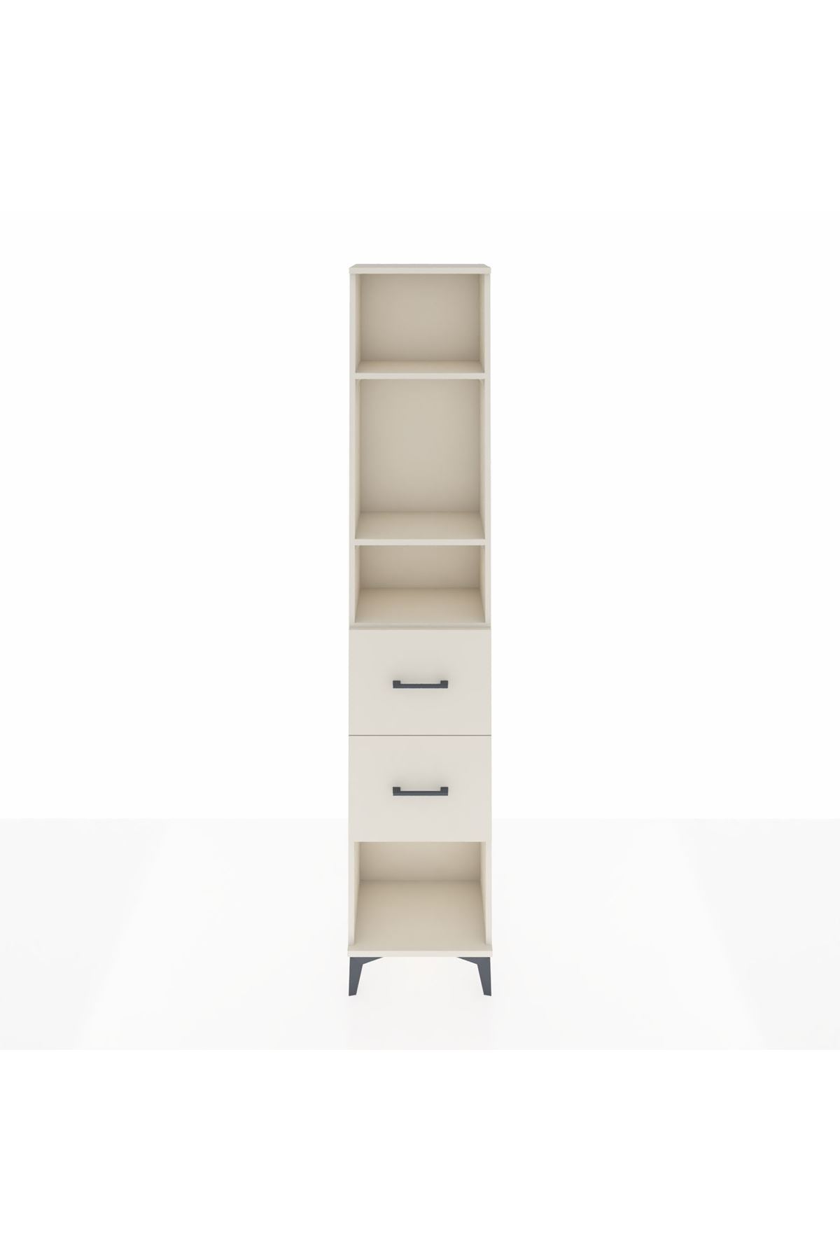 Arges Dolap 3 Raflı 2 Çekmeceli 44x30x221 - S28M138V1A
