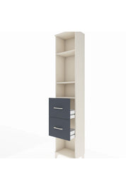 Arges Dolap 3 Raflı 2 Çekmeceli 44x30x221 - S28M138V2A