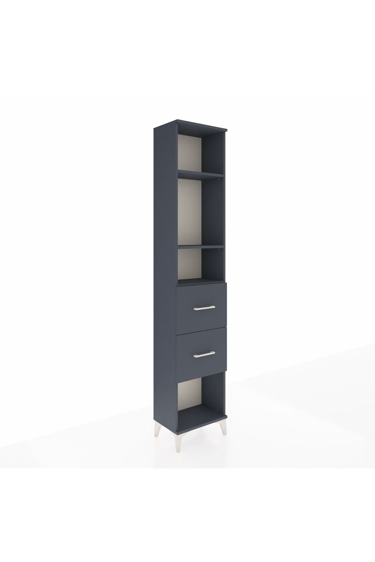 Arges Dolap 3 Raflı 2 Çekmeceli 44x30x221 - S28M138V5A