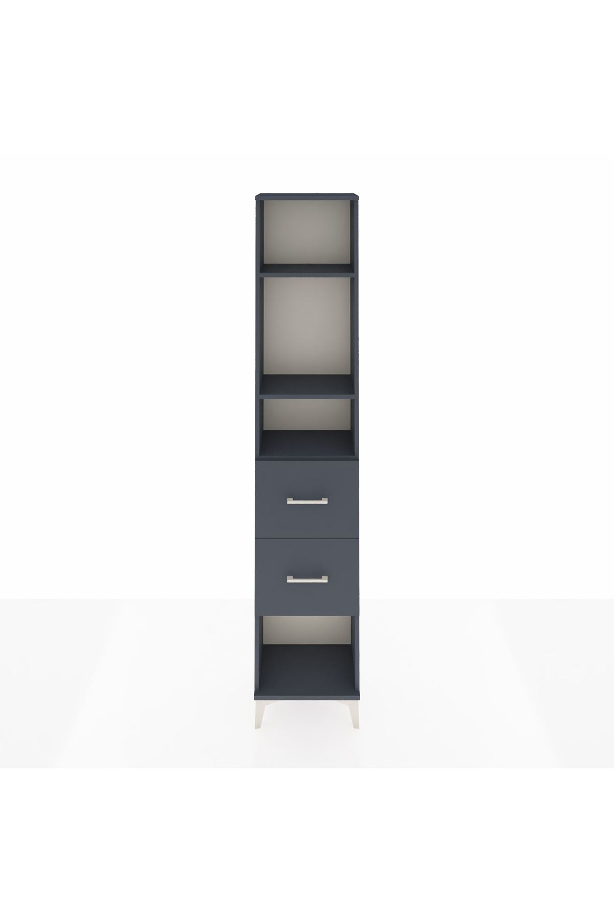 Arges Dolap 3 Raflı 2 Çekmeceli 44x30x221 - S28M138V5A