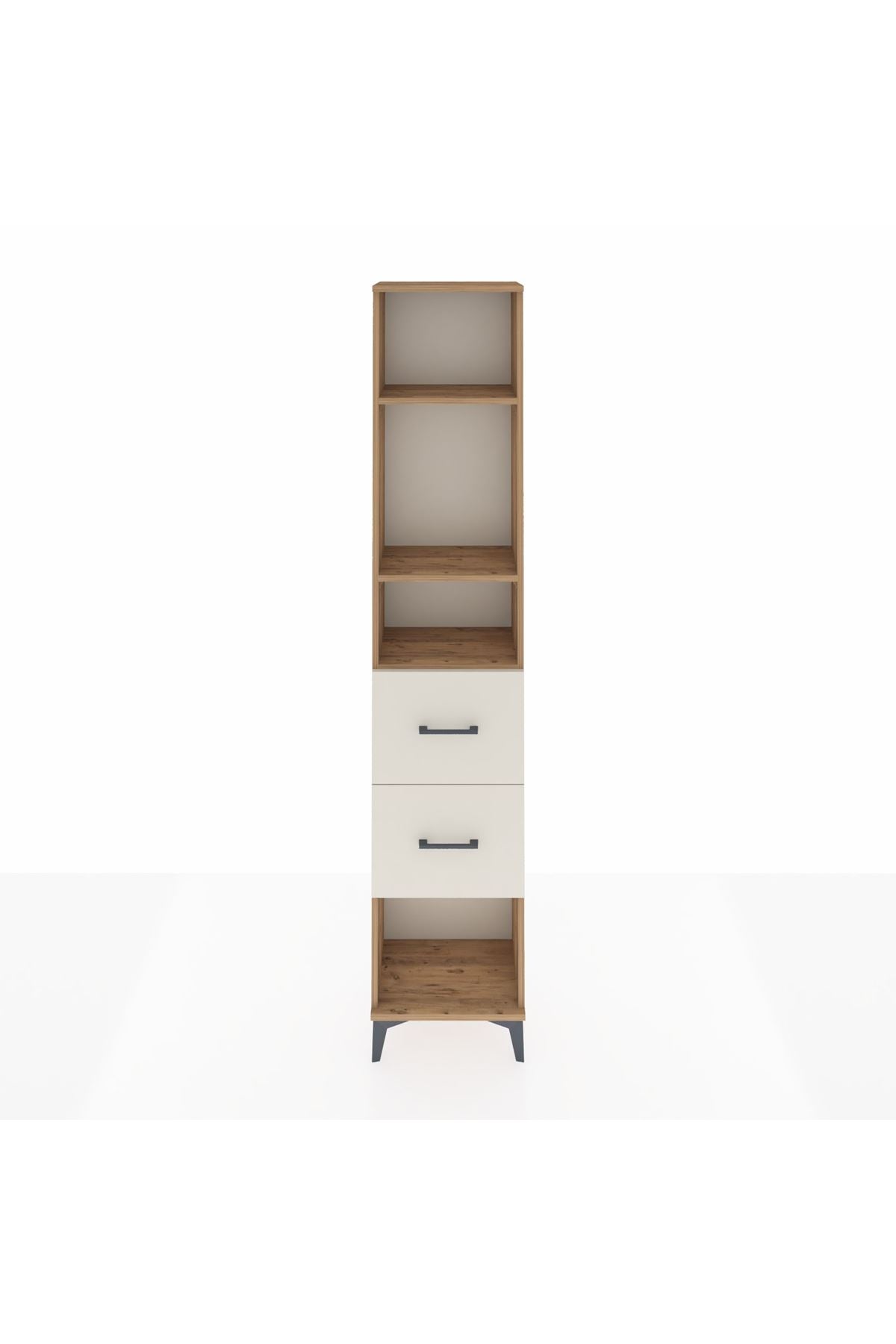 Arges Dolap 3 Raflı 2 Çekmeceli 44x30x221 - S28M138V7A