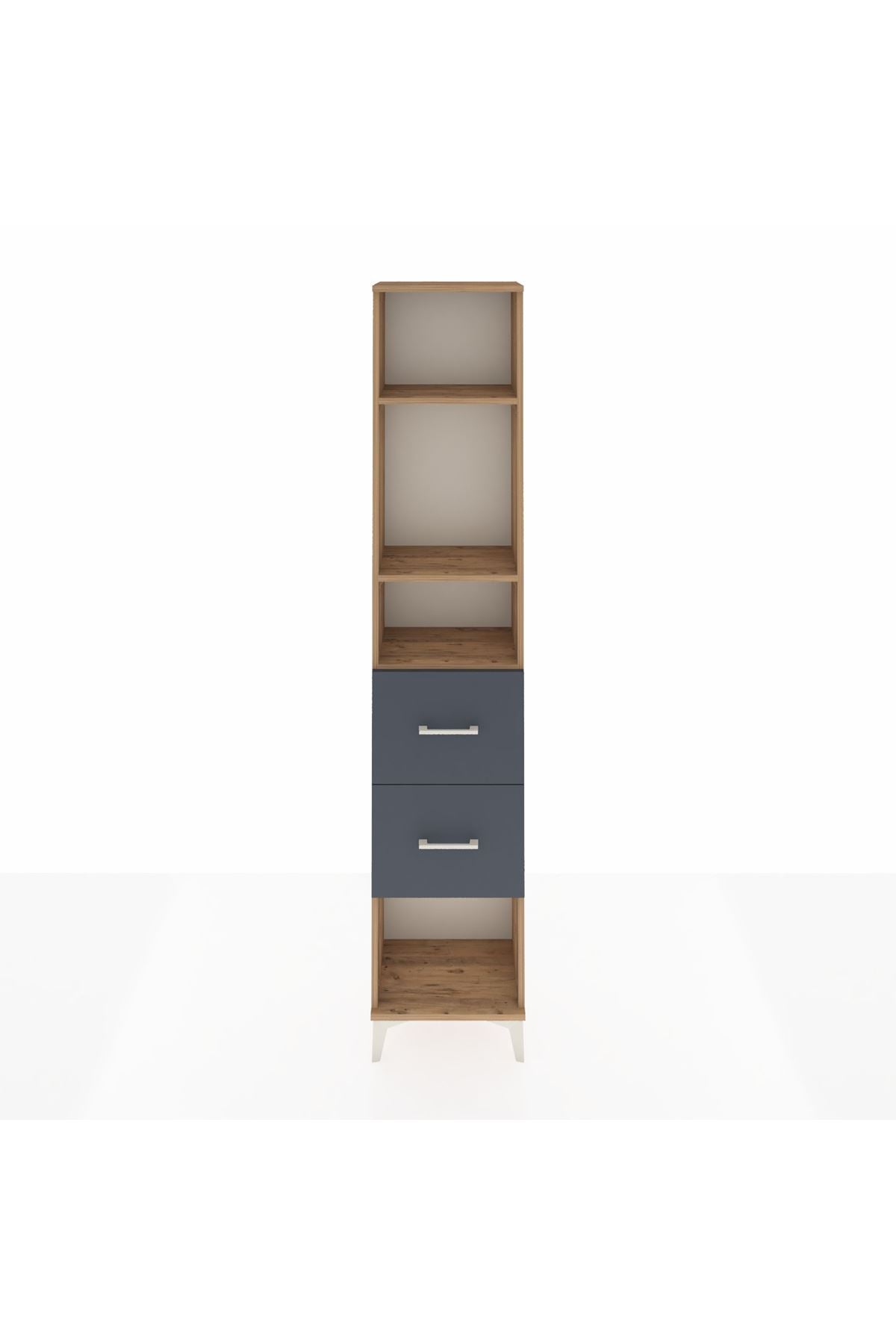 Arges Dolap 3 Raflı 2 Çekmeceli 44x30x221 - S28M138V8A