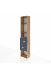 Arges Dolap 3 Raflı 2 Çekmeceli 44x30x221 - S28M138V8A