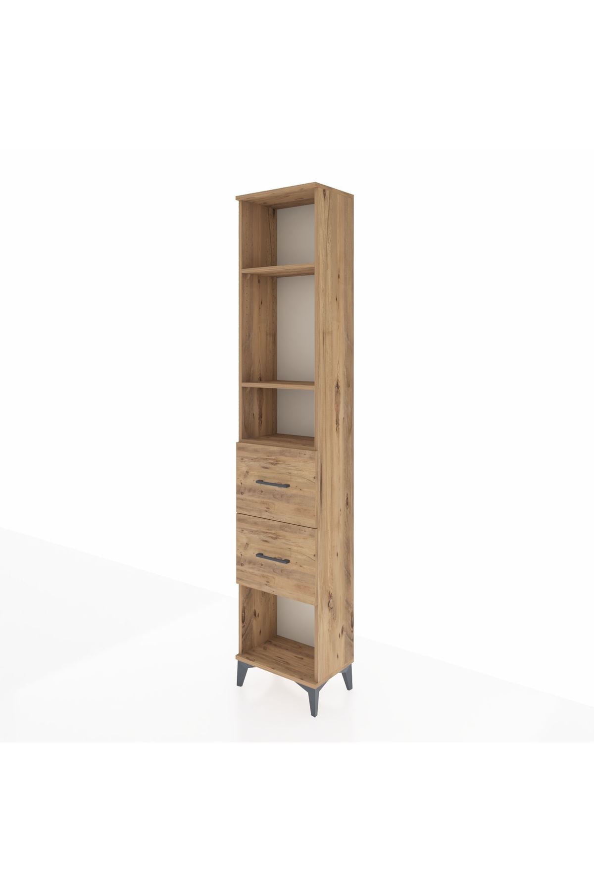 Arges Dolap 3 Raflı 2 Çekmeceli 44x30x221 - S28M138V9A