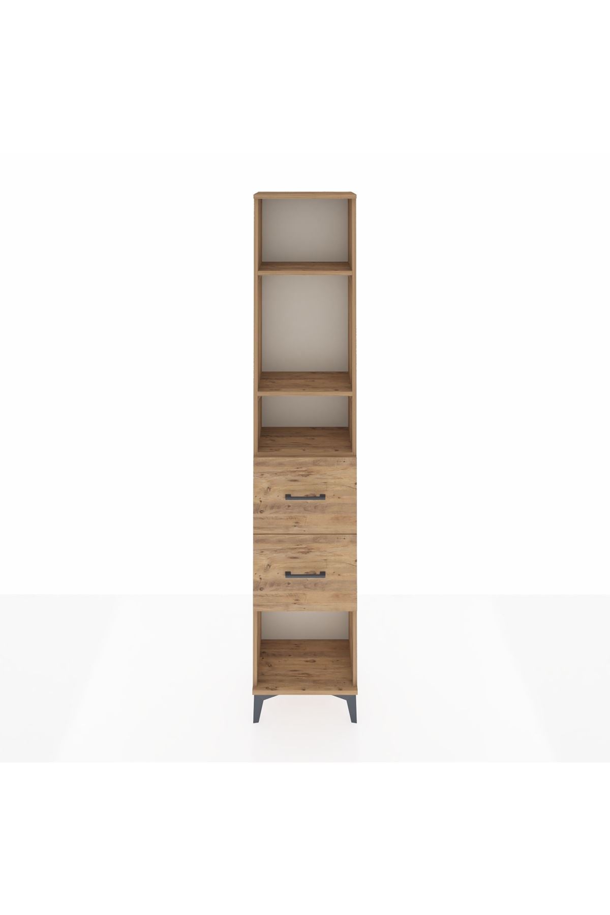 Arges Dolap 3 Raflı 2 Çekmeceli 44x30x221 - S28M138V9A