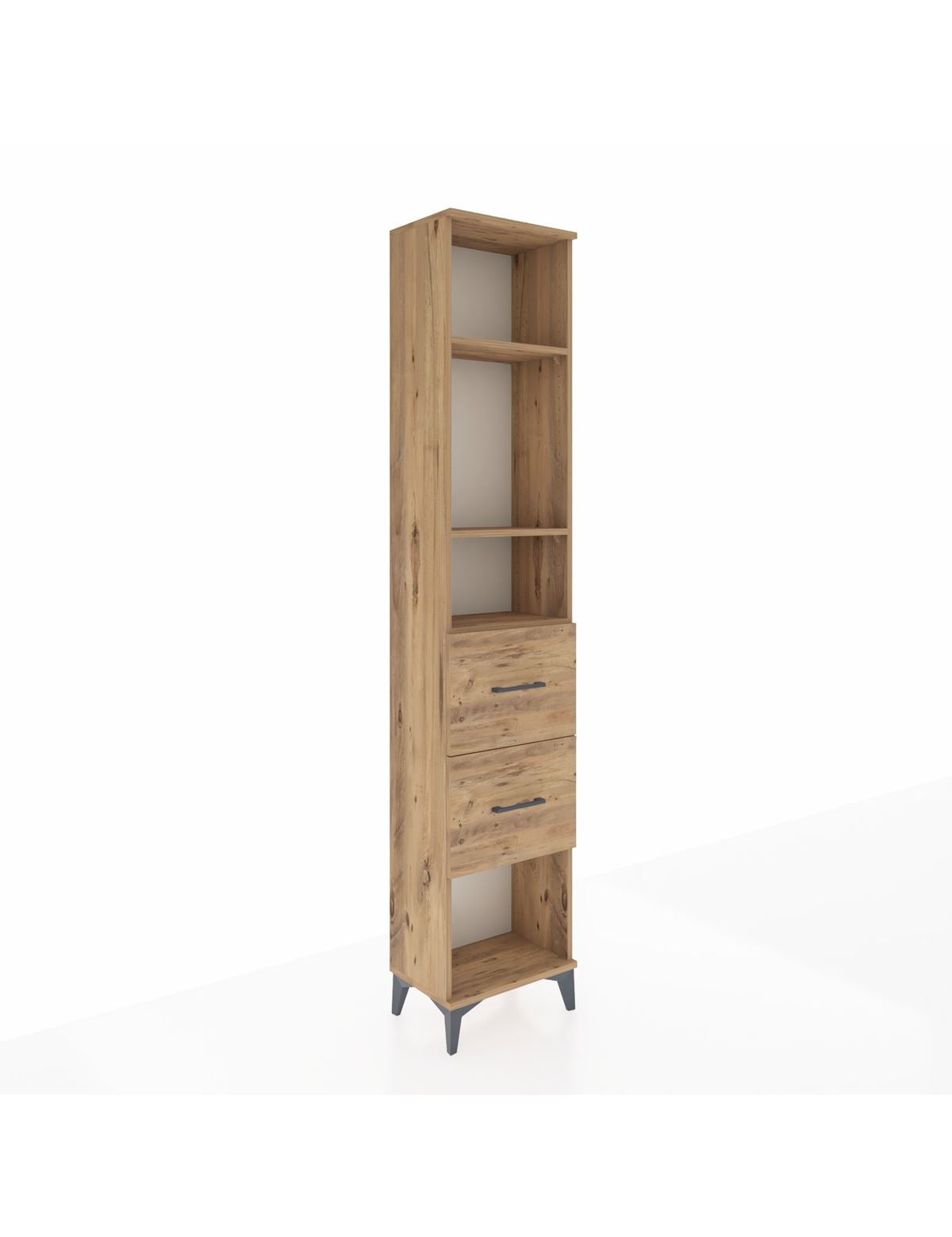 Arges Dolap 3 Raflı 2 Çekmeceli 44x30x221 - S28M138V9A