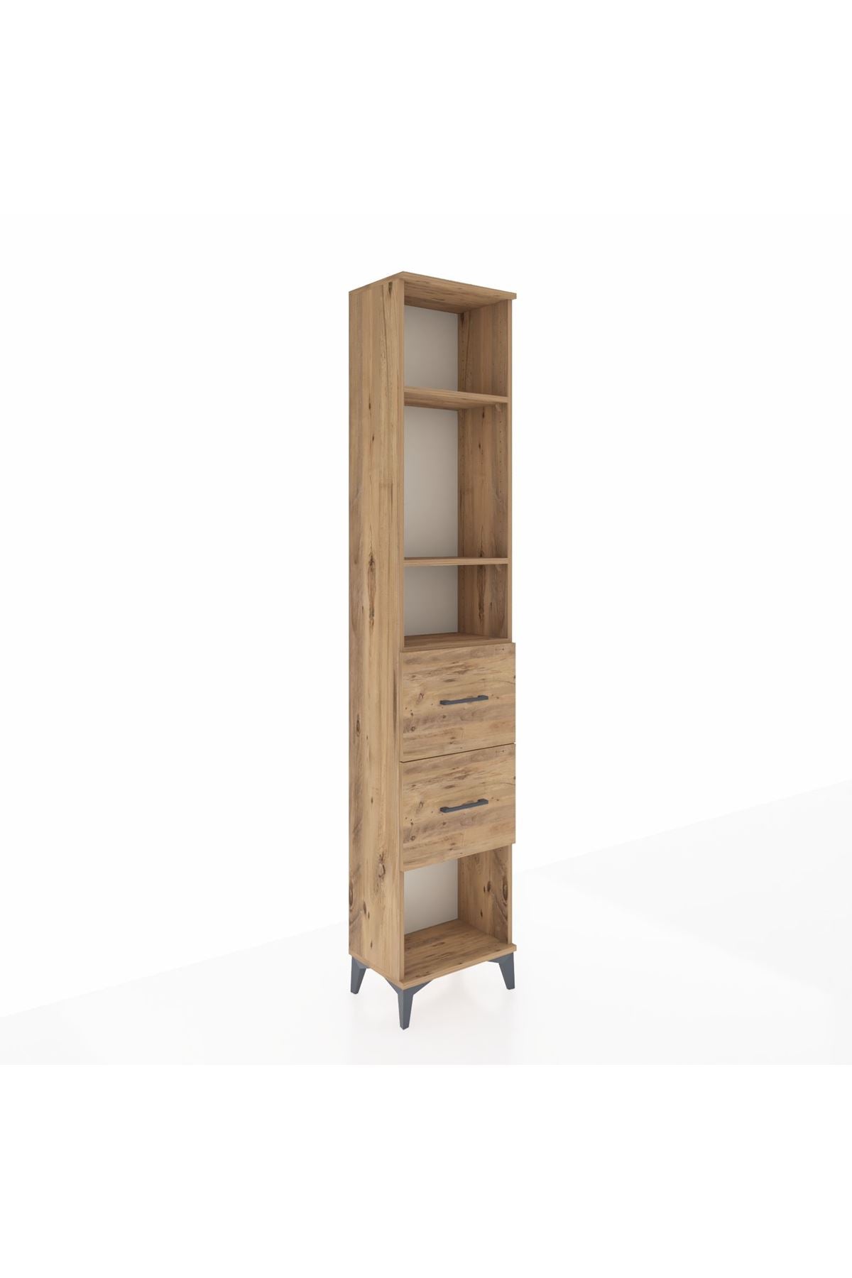 Arges Dolap 3 Raflı 2 Çekmeceli 44x30x221 - S28M138V9A