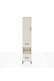 Arges Dolap 3 Raflı 2 Çekmeceli Tek Askılı 44x30x221 - S28M139V1A