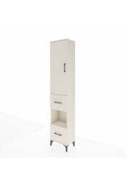 Arges Dolap 4 Raflı 2 Çekmeceli Tek Kapaklı 44x30x221 - S28M140V1A
