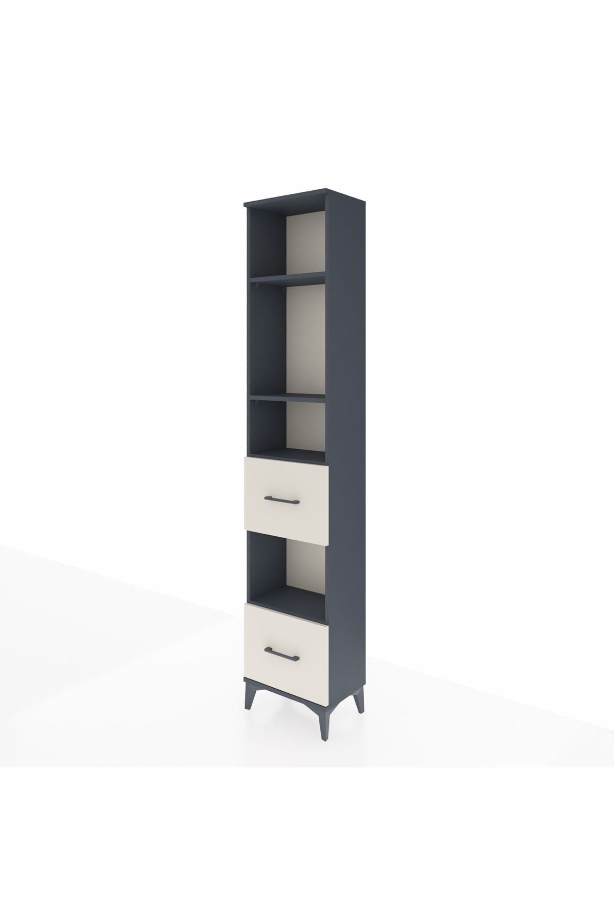 Arges Dolap 4 Raflı 2 Çekmeceli 44x30x221 - S28M141V4A