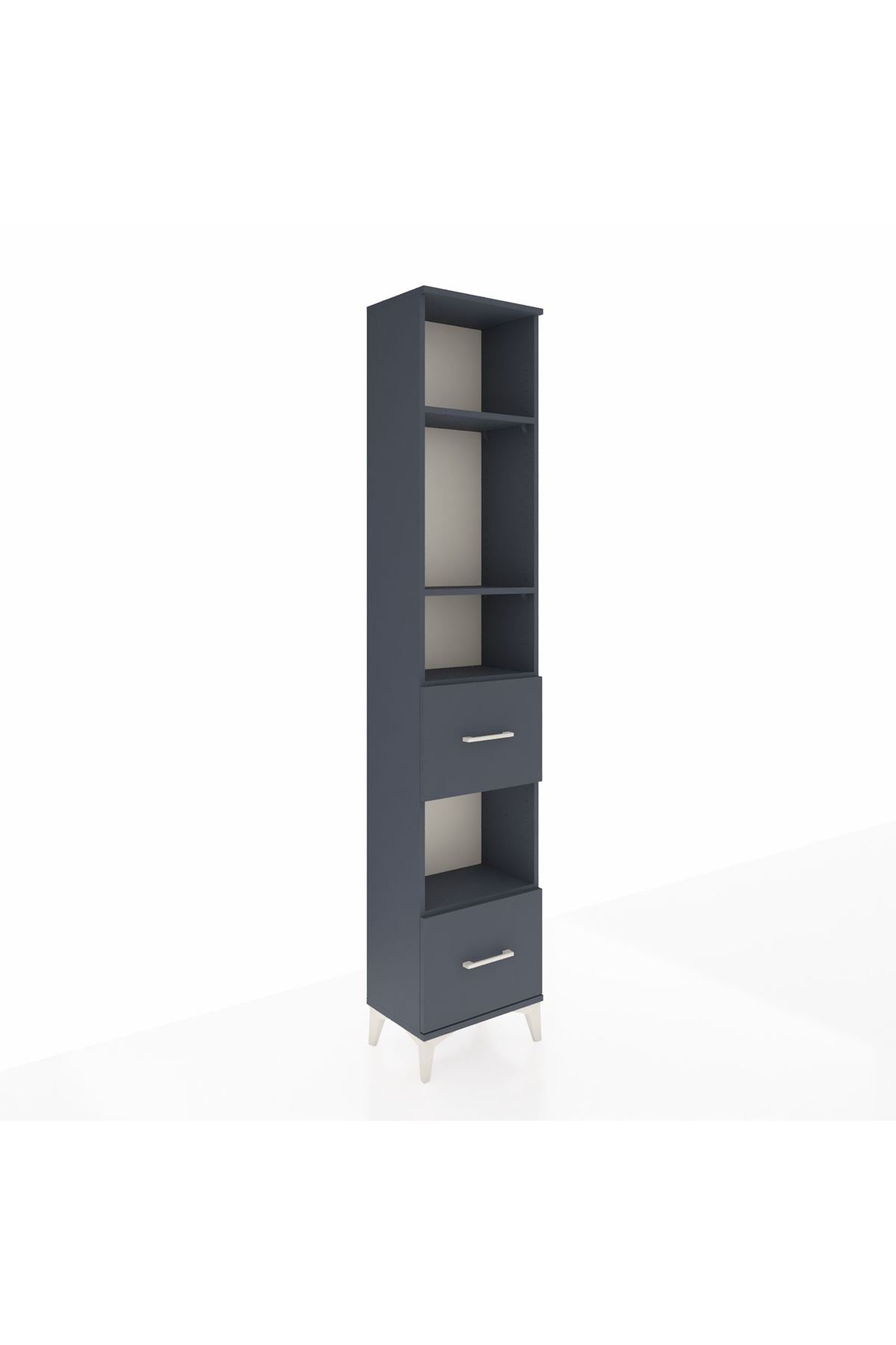 Arges Dolap 4 Raflı 2 Çekmeceli 44x30x221 - S28M141V5A