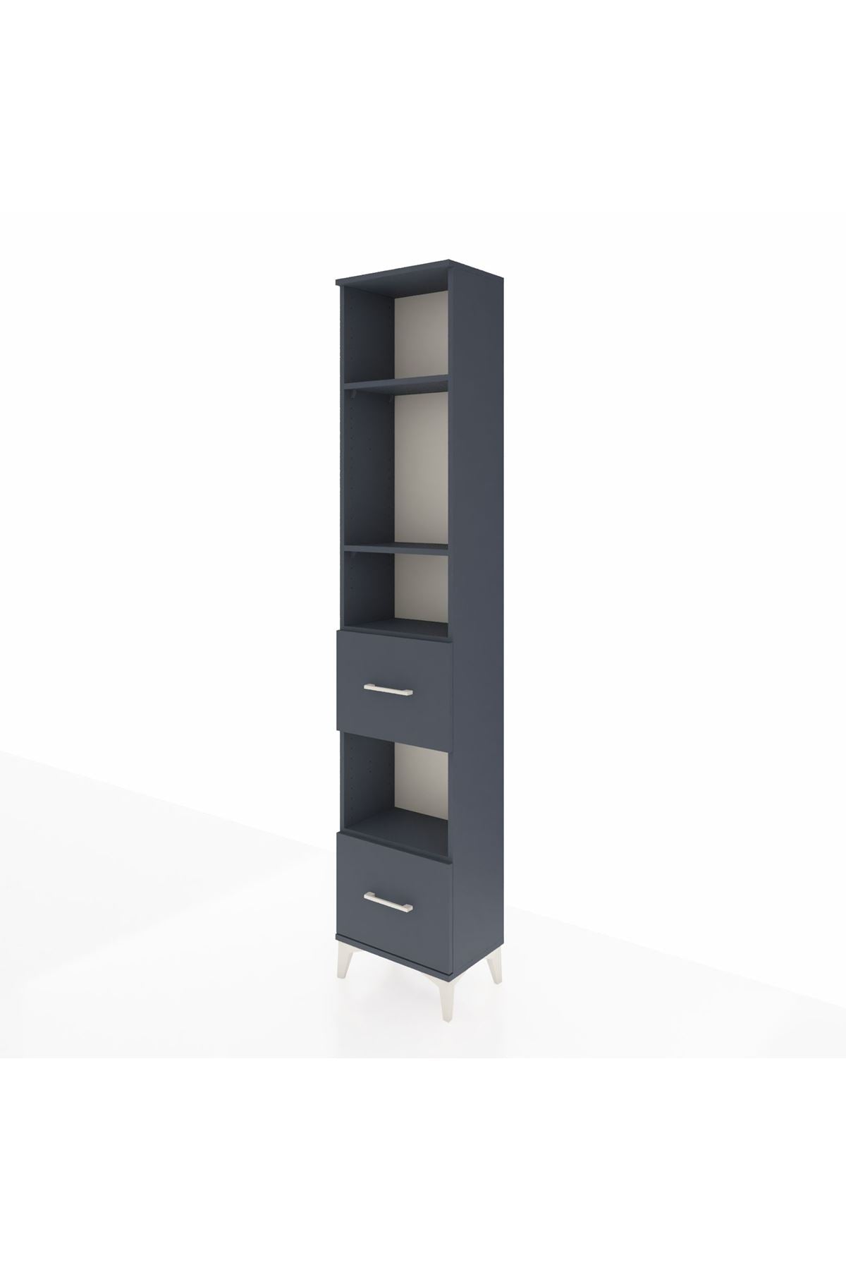 Arges Dolap 4 Raflı 2 Çekmeceli 44x30x221 - S28M141V5A