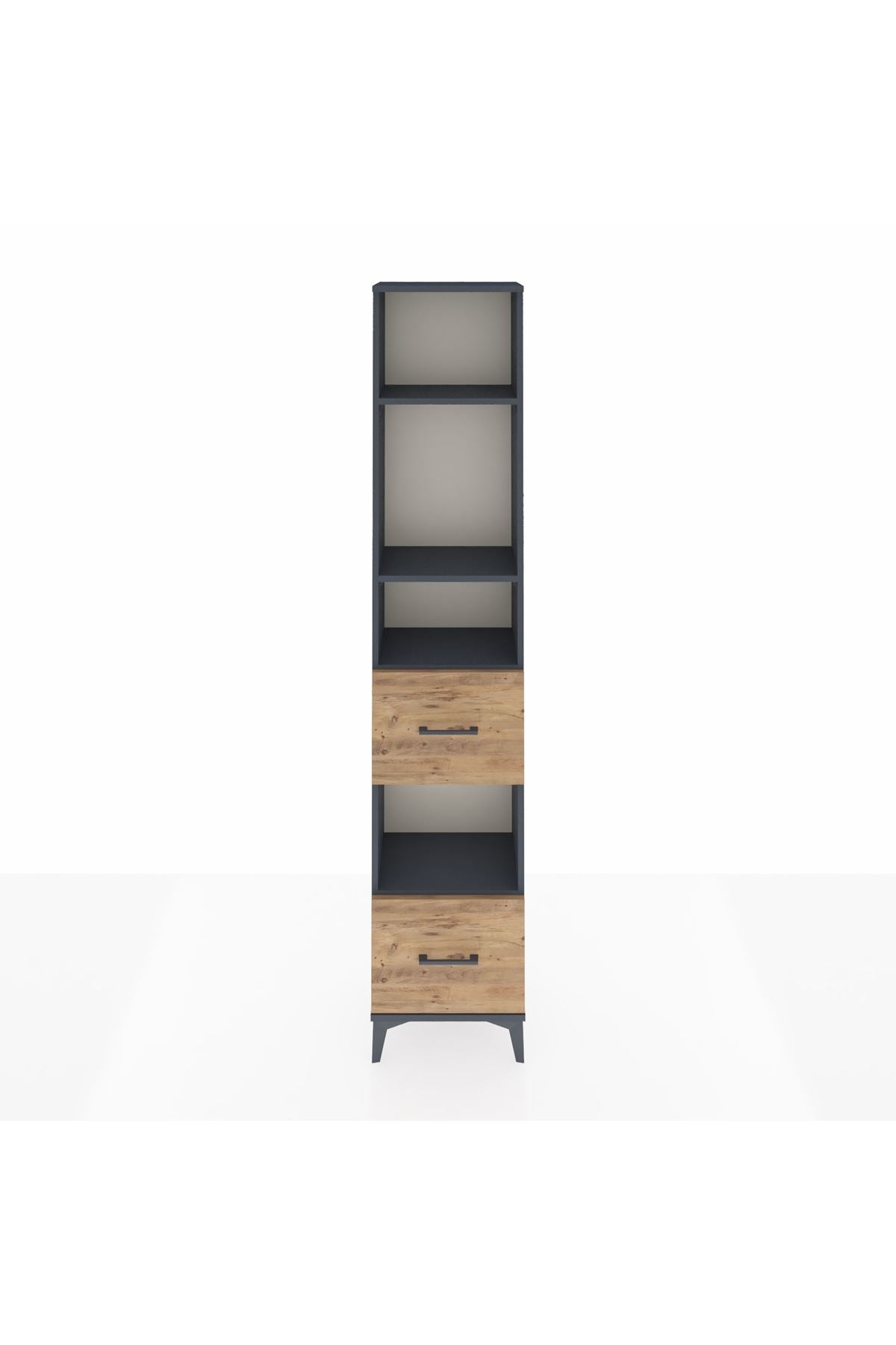 Arges Dolap 4 Raflı 2 Çekmeceli 44x30x221 - S28M141V6A