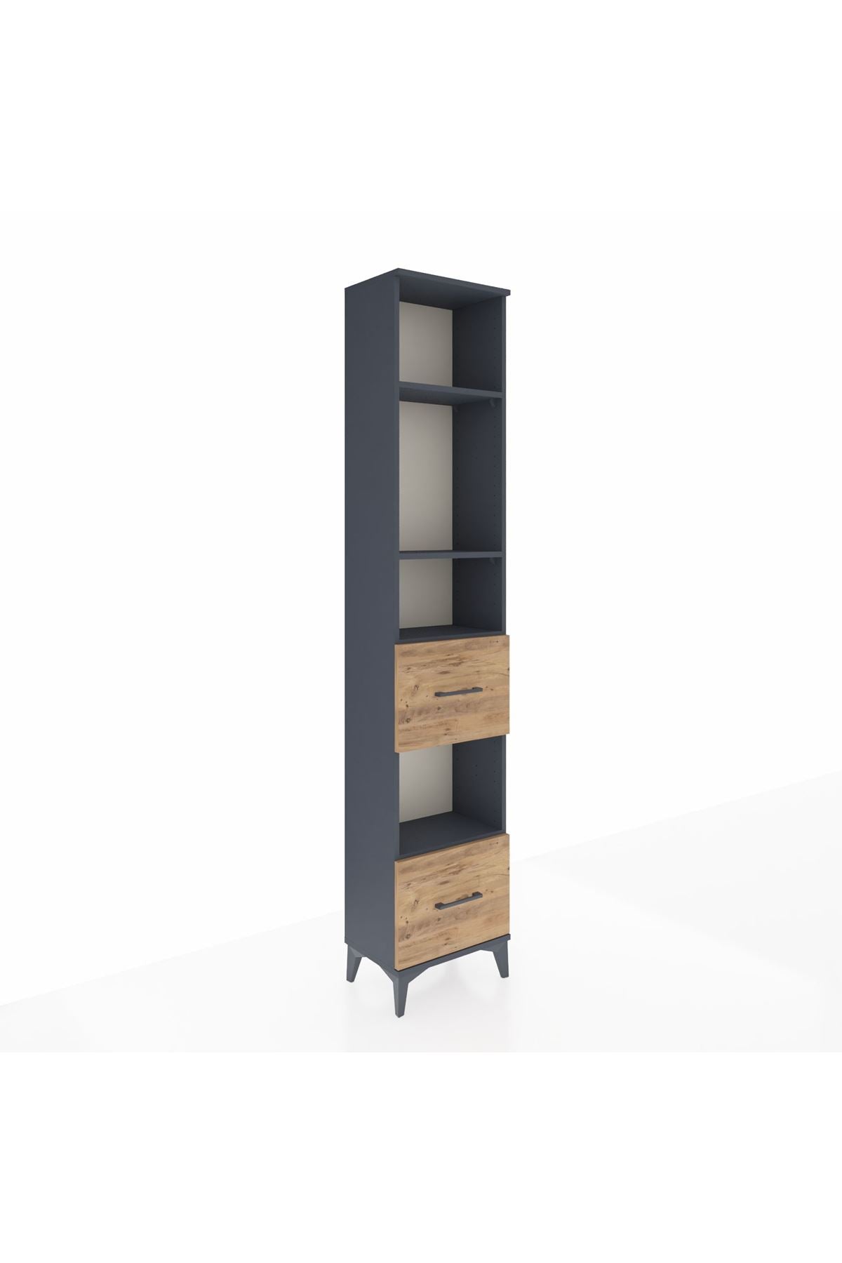Arges Dolap 4 Raflı 2 Çekmeceli 44x30x221 - S28M141V6A