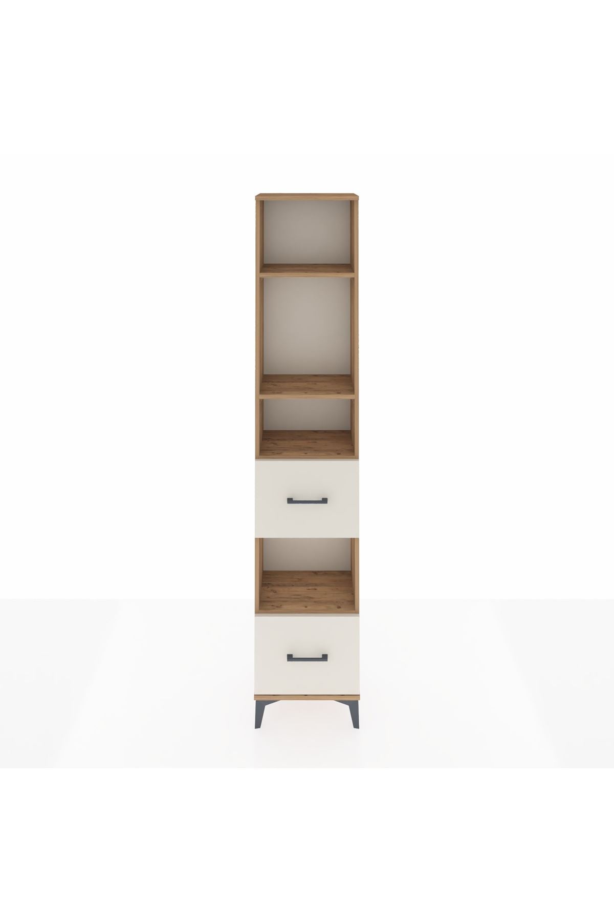 Arges Dolap 4 Raflı 2 Çekmeceli 44x30x221 - S28M141V7A