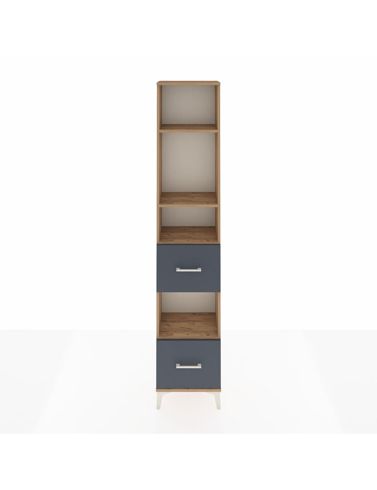 Arges Dolap 4 Raflı 2 Çekmeceli 44x30x221 - S28M141V8A