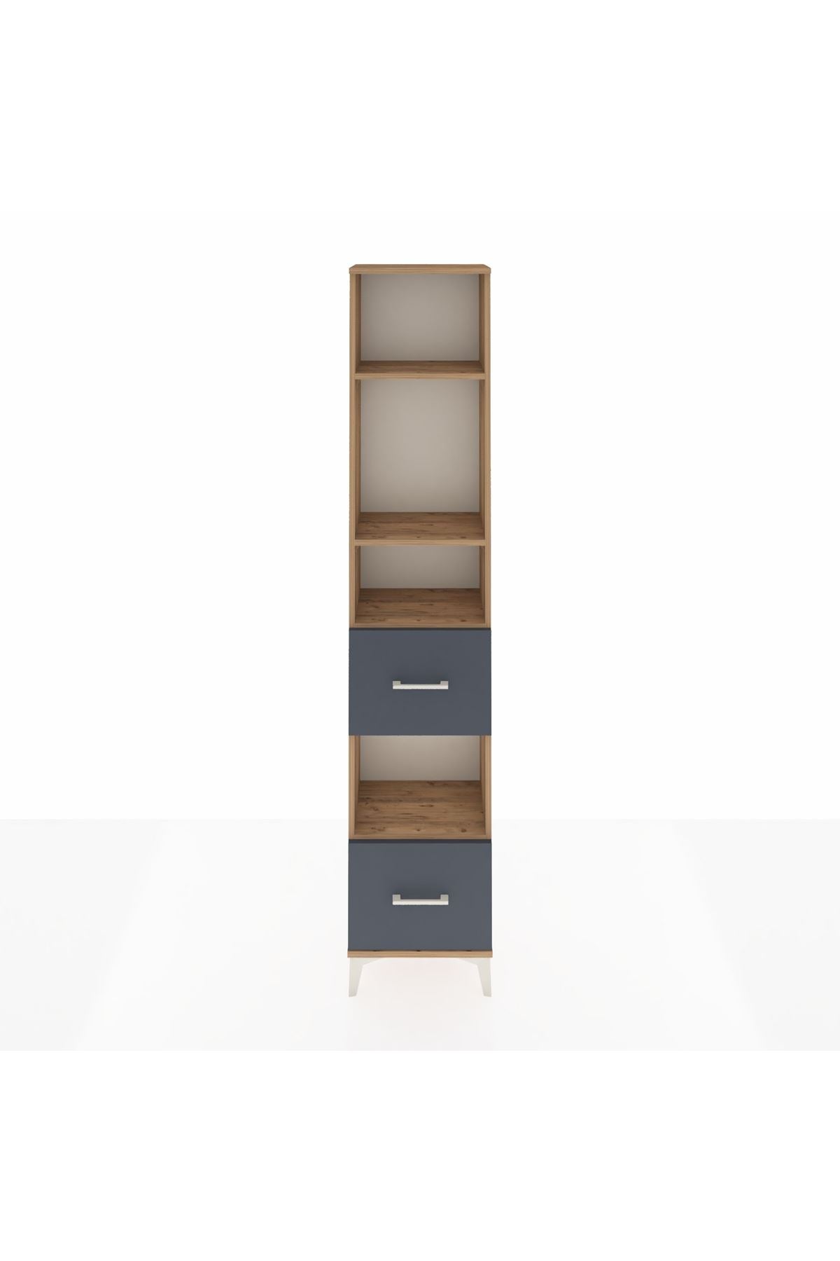 Arges Dolap 4 Raflı 2 Çekmeceli 44x30x221 - S28M141V8A