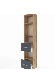 Arges Dolap 4 Raflı 2 Çekmeceli 44x30x221 - S28M141V8A