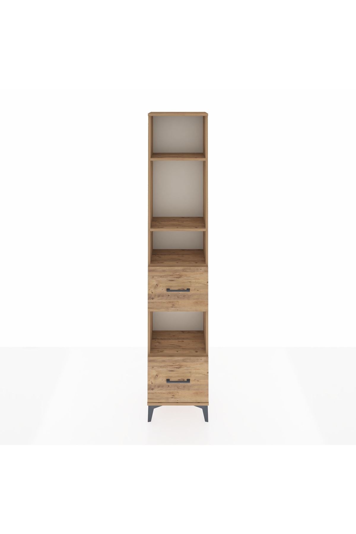 Arges Dolap 4 Raflı 2 Çekmeceli 44x30x221 - S28M141V9A