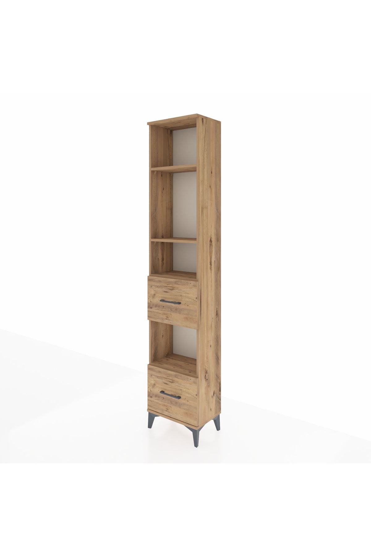 Arges Dolap 4 Raflı 2 Çekmeceli 44x30x221 - S28M141V9A