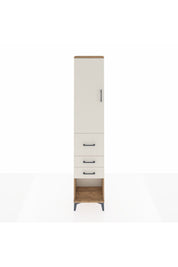Arges Dolap 2 Raflı 3 Çekmeceli Tek Askılı 44x30x221 - S28M142V7A