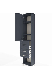 Arges Dolap 3 Raflı 3 Çekmeceli Tek Kapaklı 44x30x221 - S28M143V5A