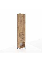 Arges Dolap 3 Raflı 3 Çekmeceli Tek Kapaklı 44x30x221 - S28M143V9A